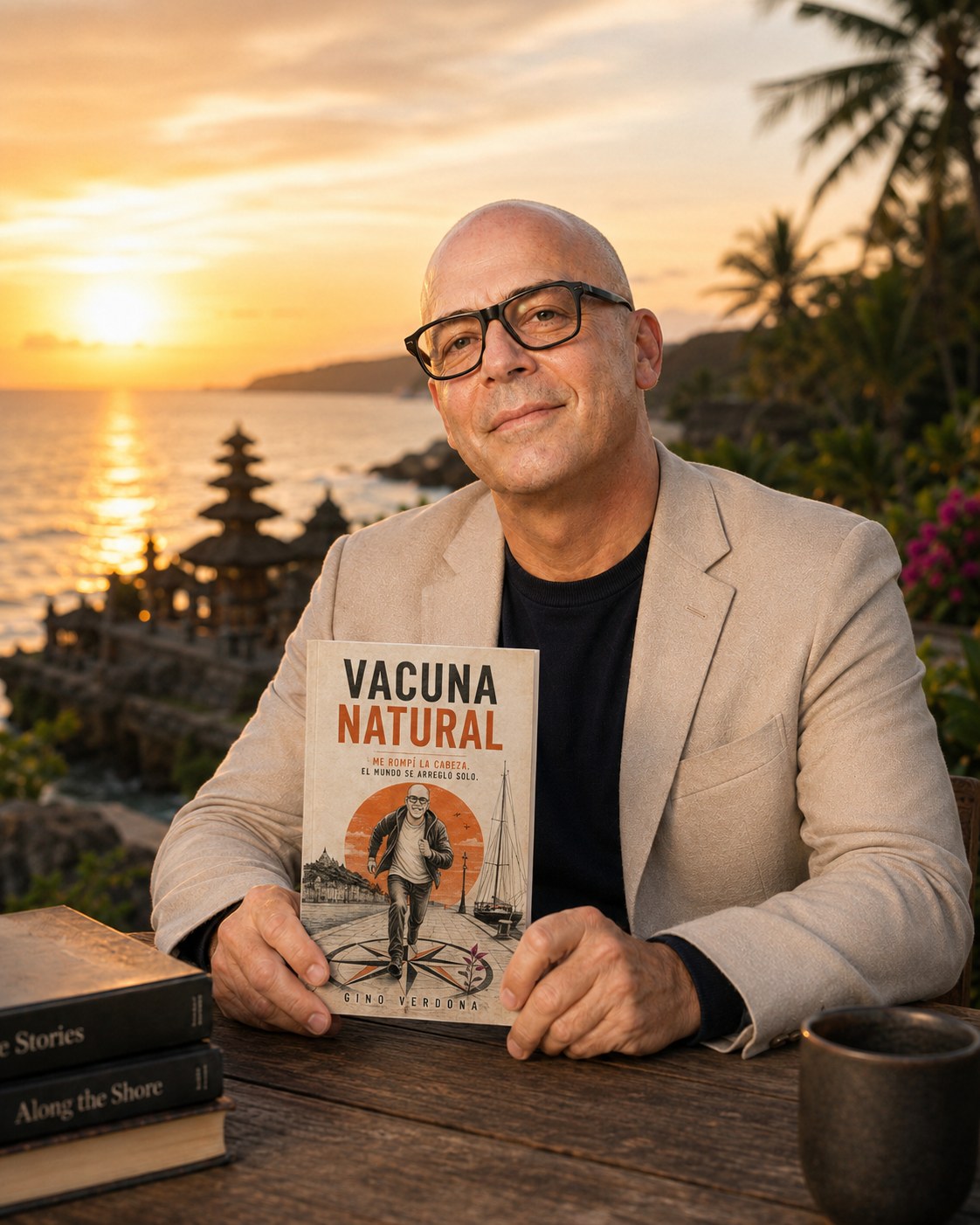 Gino Verdona con Vacuna Natural en Bali